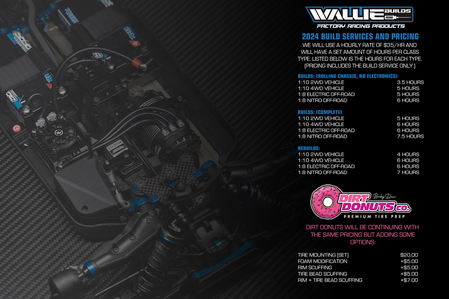 Builds, Rebuilds and Tire Mounting Services – WB Factory Racing